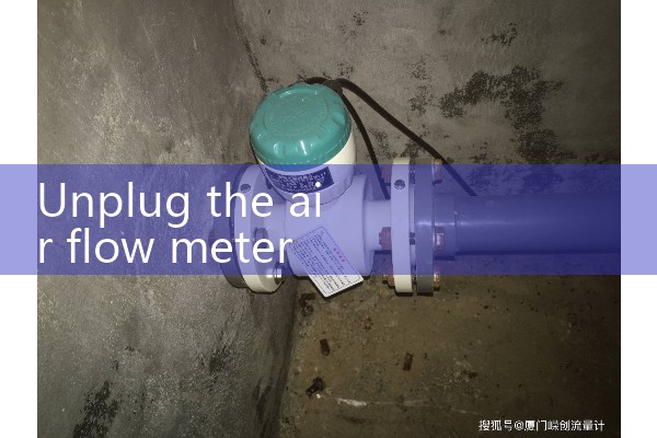 Pull out the air flow meter and the car is functioning normally