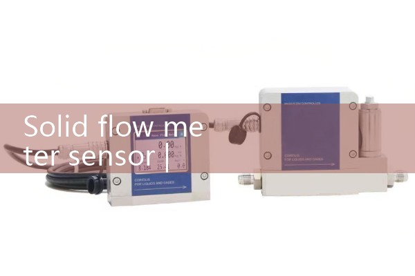 Solid flow meter sensor