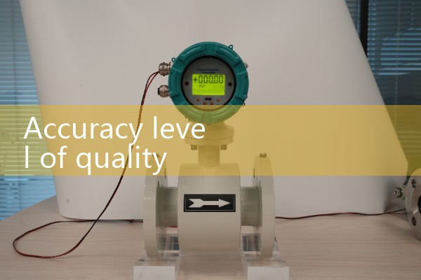 Accuracy level of quality flowmeter