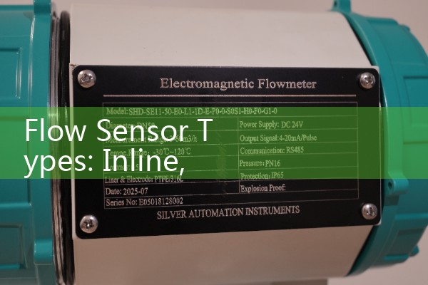Flow Sensor Types: Inline, Insertion & Clamp-On Designs