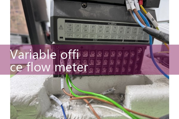 variable orifice flow meter|gas flow meter