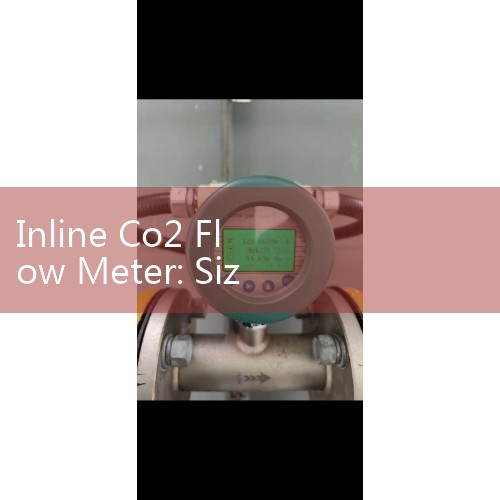 Inline Co2 Flow Meter: Sizing Thermal Mass Transmitters for Beverage Carbonation Piping Loops